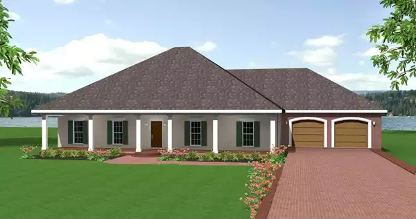 image of southern house plan 5701